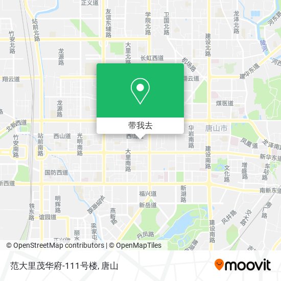 范大里茂华府-111号楼地图