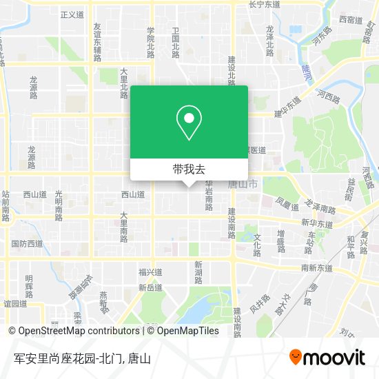 军安里尚座花园-北门地图