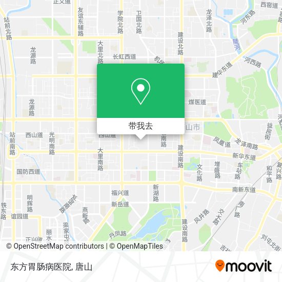 东方胃肠病医院地图