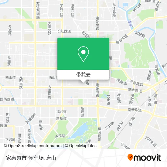 家惠超市-停车场地图