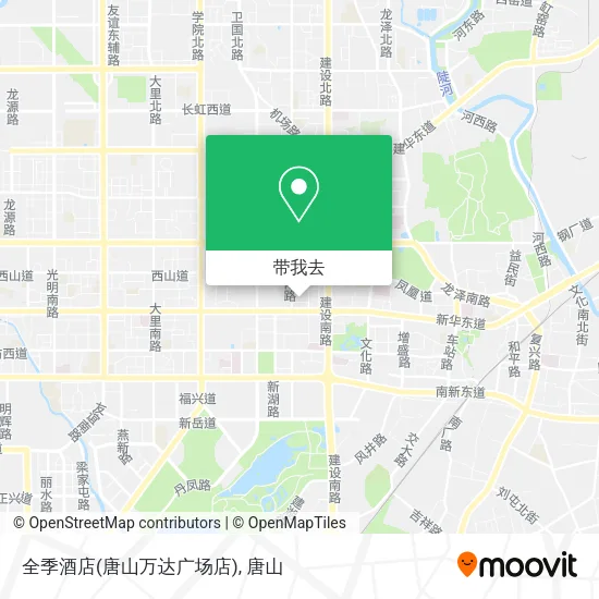 全季酒店(唐山万达广场店)地图