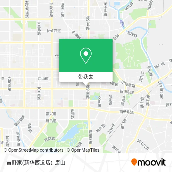 吉野家(新华西道店)地图
