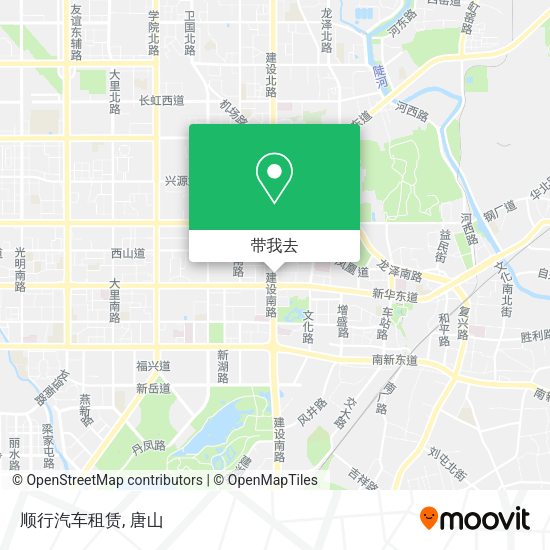 顺行汽车租赁地图