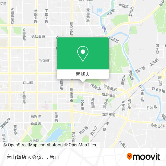 唐山饭店大会议厅地图