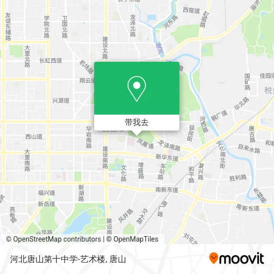 河北唐山第十中学-艺术楼地图