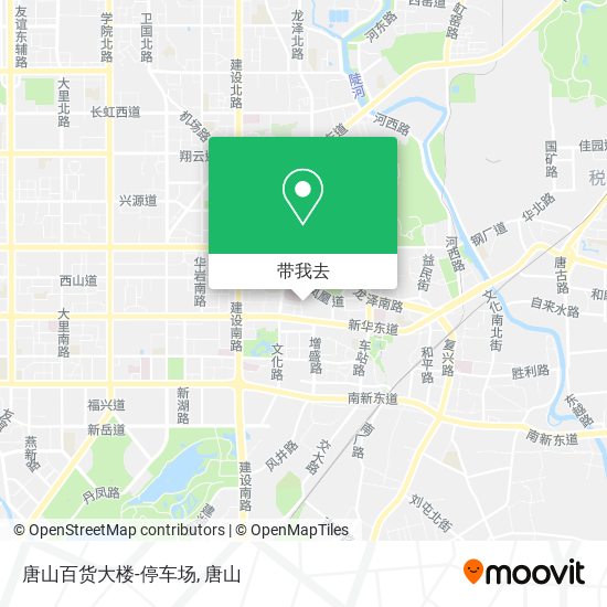唐山百货大楼-停车场地图