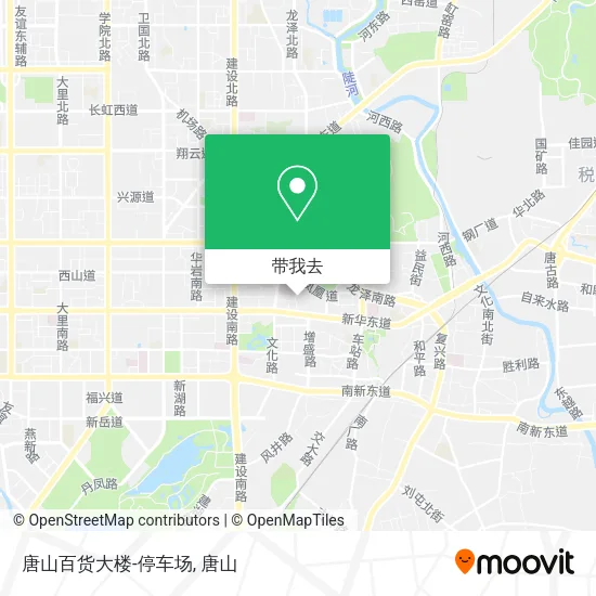 唐山百货大楼-停车场地图