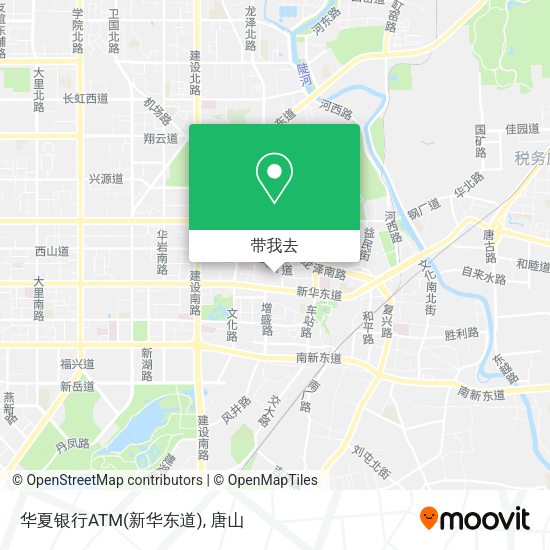 华夏银行ATM(新华东道)地图