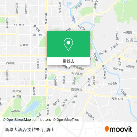 新华大酒店-旋转餐厅地图