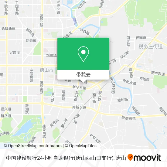 中国建设银行24小时自助银行(唐山西山口支行)地图