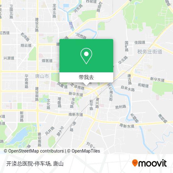 开滦总医院-停车场地图