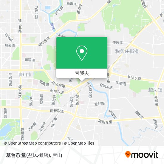 基督教堂(益民街店)地图