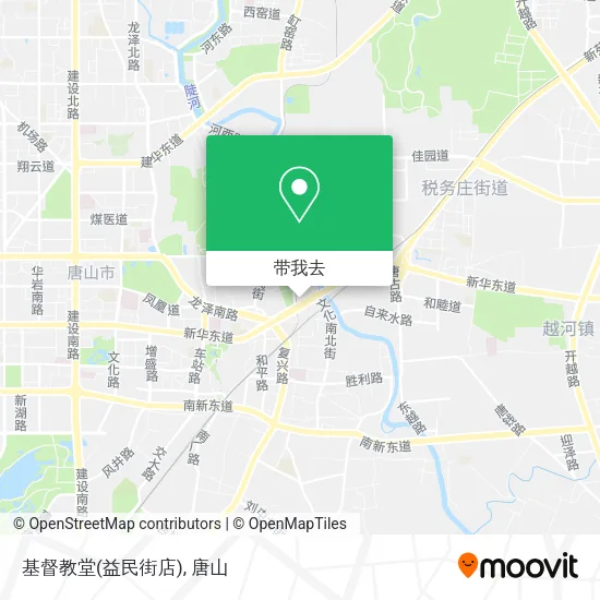 基督教堂(益民街店)地图