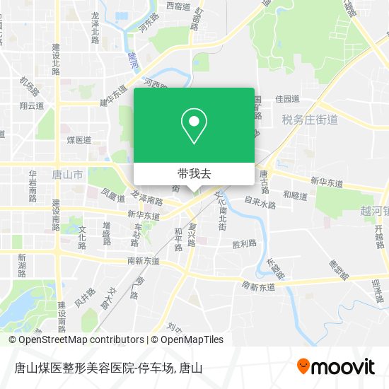 唐山煤医整形美容医院-停车场地图