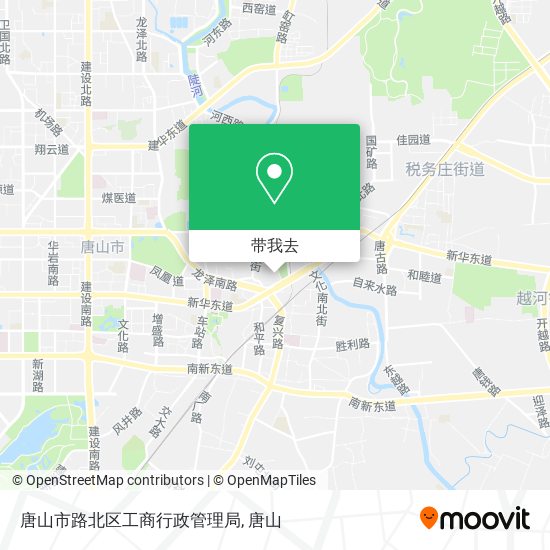 唐山市路北区工商行政管理局地图