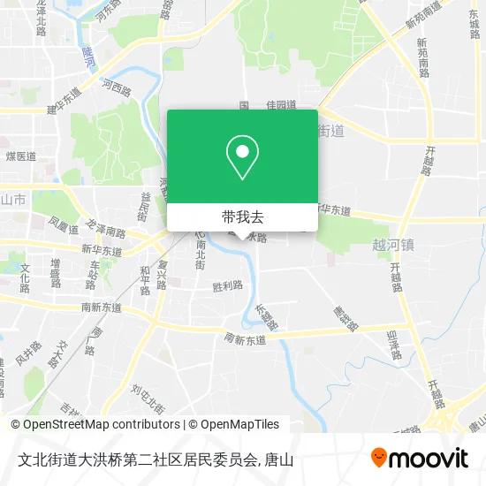文北街道大洪桥第二社区居民委员会地图