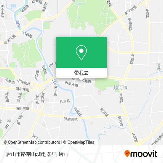 唐山市路南山城电器厂地图