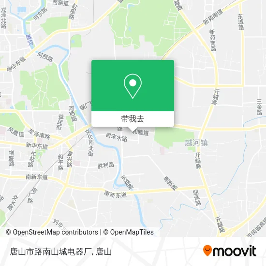 唐山市路南山城电器厂地图