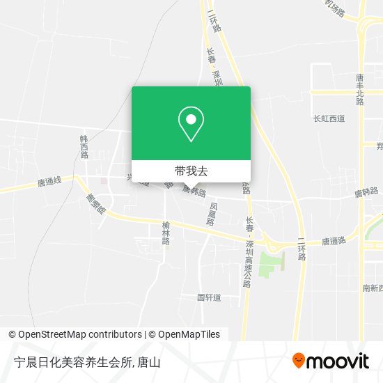 宁晨日化美容养生会所地图