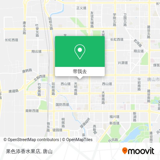 果色添香水果店地图
