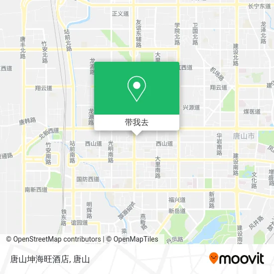 唐山坤海旺酒店地图