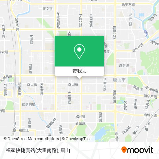 福家快捷宾馆(大里南路)地图