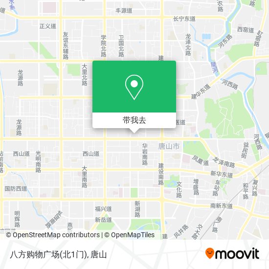 八方购物广场(北1门)地图
