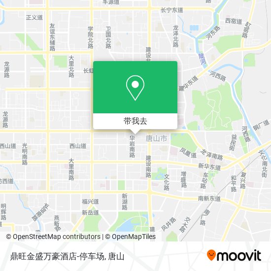鼎旺金盛万豪酒店-停车场地图
