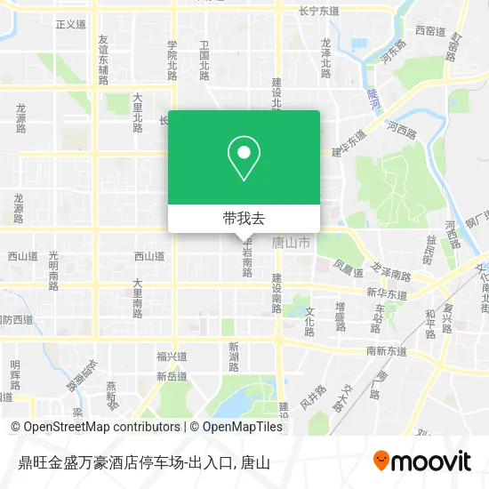 鼎旺金盛万豪酒店停车场-出入口地图