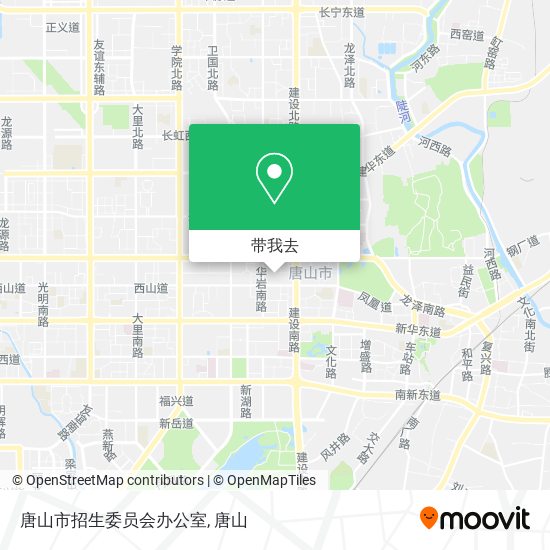 唐山市招生委员会办公室地图