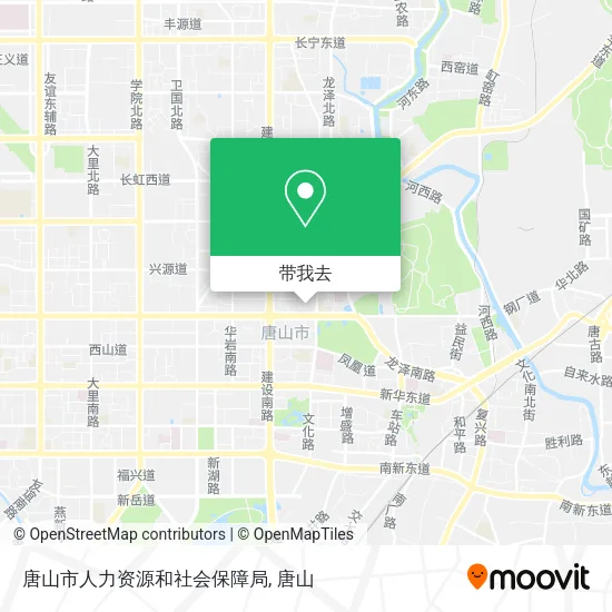 唐山市人力资源和社会保障局地图