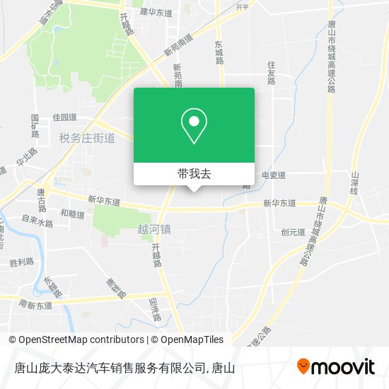 唐山庞大泰达汽车销售服务有限公司地图