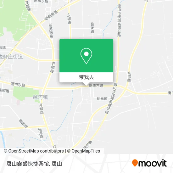 唐山鑫盛快捷宾馆地图