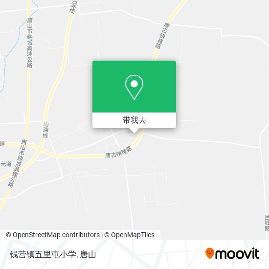 钱营镇五里屯小学地图