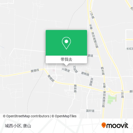 城西小区地图