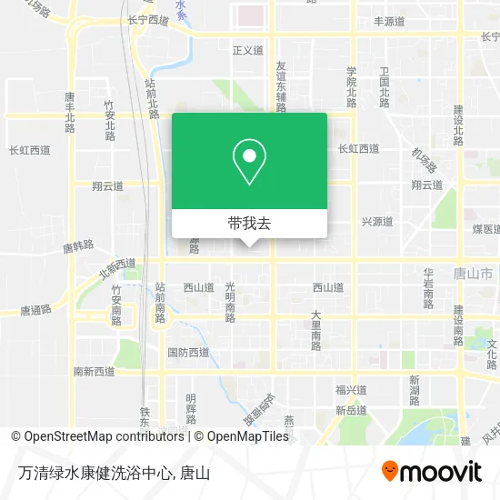 万清绿水康健洗浴中心地图