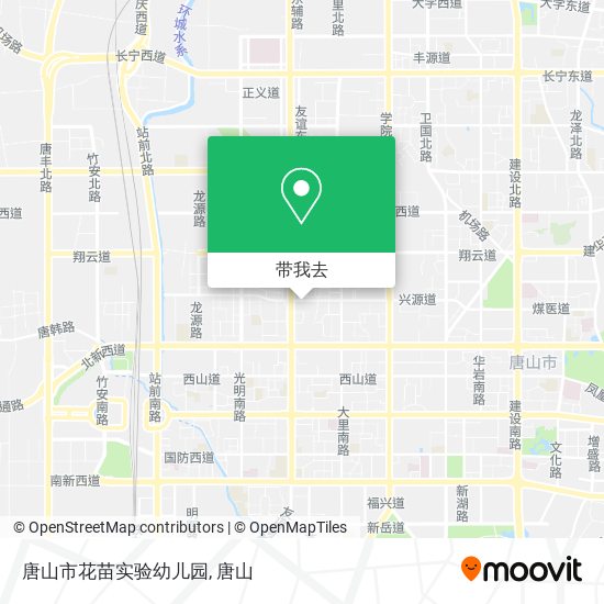 唐山市花苗实验幼儿园地图