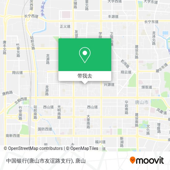 中国银行(唐山市友谊路支行)地图