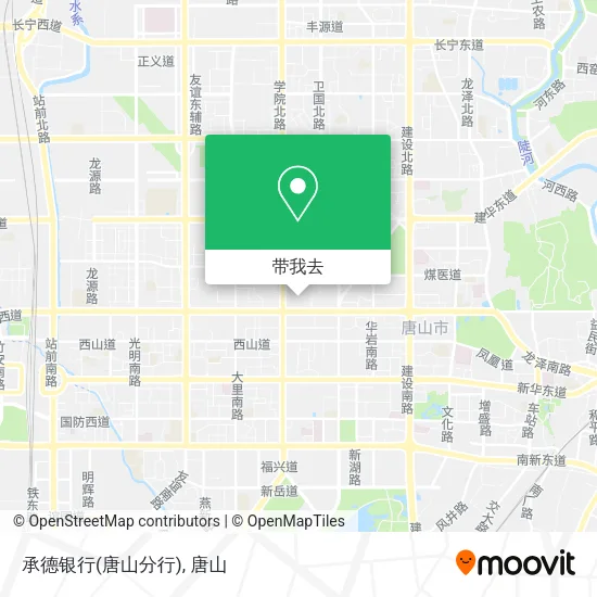承德银行(唐山分行)地图