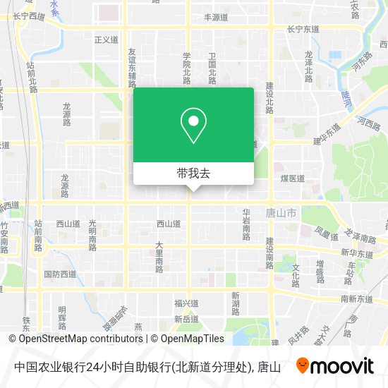 中国农业银行24小时自助银行(北新道分理处)地图