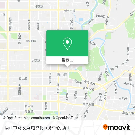 唐山市财政局-电算化服务中心地图