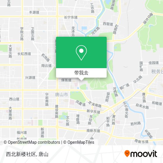 西北新楼社区地图