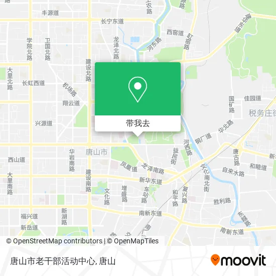 唐山市老干部活动中心地图