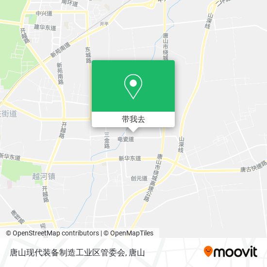 唐山现代装备制造工业区管委会地图