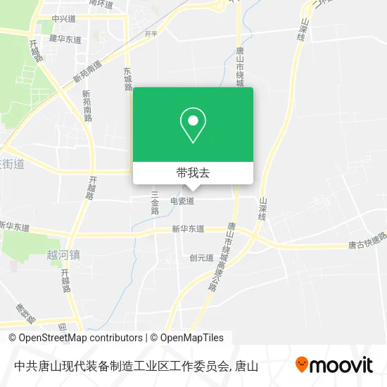 中共唐山现代装备制造工业区工作委员会地图