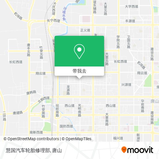 慧国汽车轮胎修理部地图