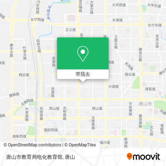 唐山市教育局电化教育馆地图