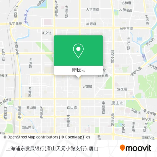 上海浦东发展银行(唐山天元小微支行)地图