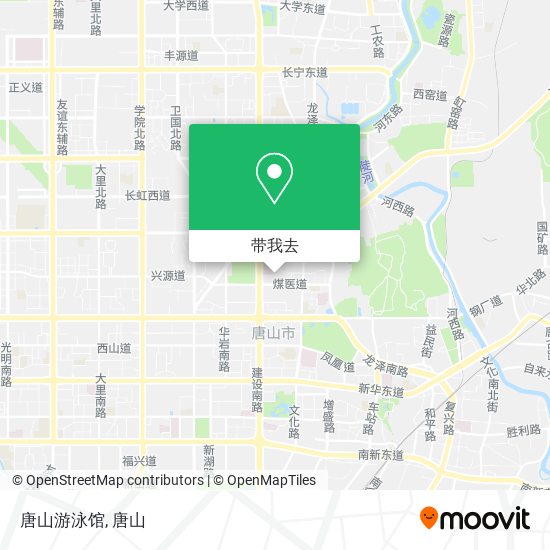 唐山游泳馆地图