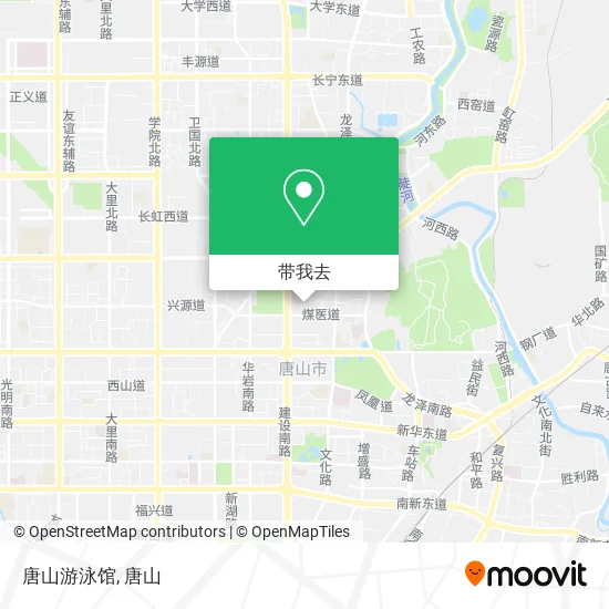 唐山游泳馆地图